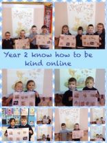 Year 2 know how to be kind online!