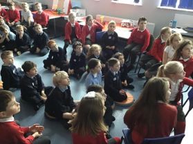 Our first Shared Education afternoon in Year 4